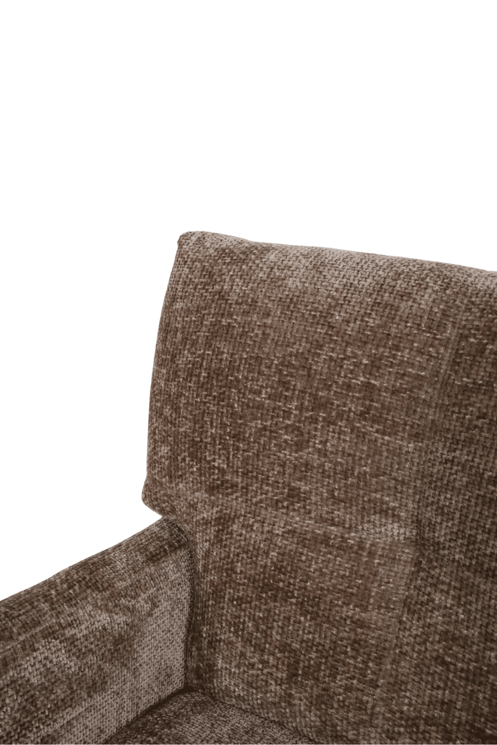 Licht bruine Eetkamerstoel Residence de lux met armleuning en dubbel kussen Licht bruine Eetkamerstoel Residence de lux met armleuning en dubbel kussen