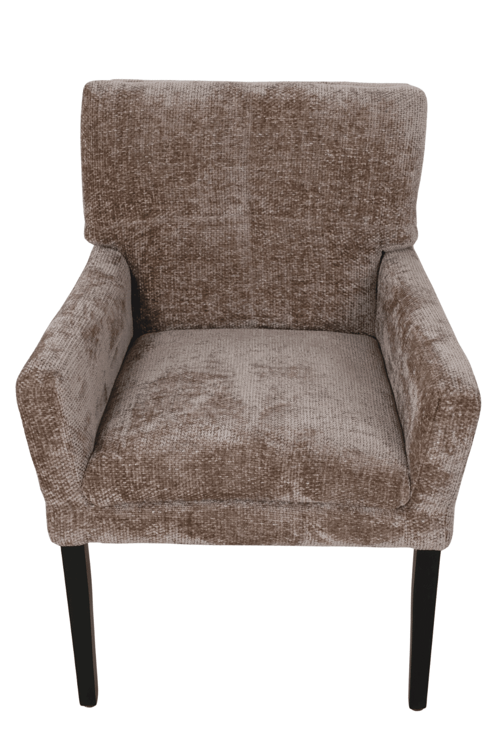 Licht bruine Eetkamerstoel Residence de lux met armleuning en dubbel kussen Licht bruine Eetkamerstoel Residence de lux met armleuning en dubbel kussen