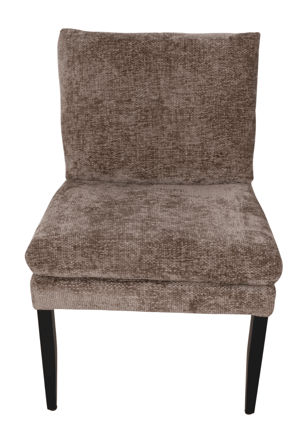 Licht bruine Eetkamerstoel Residence zonder armleuning en dubbel kussen Licht bruine Eetkamerstoel Residence zonder armleuning en dubbel kussen