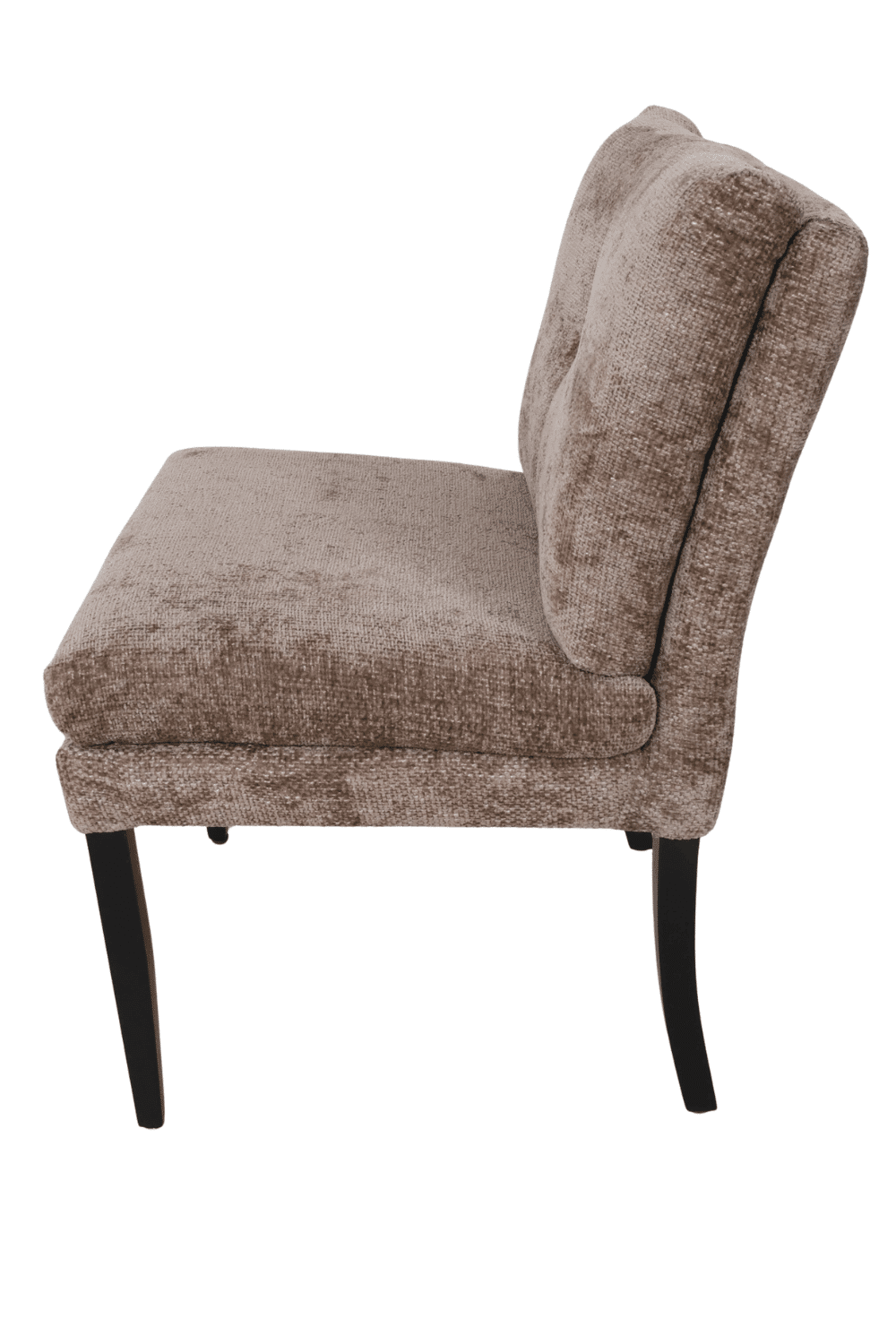 Licht bruine Eetkamerstoel Residence zonder armleuning en dubbel kussen Licht bruine Eetkamerstoel Residence zonder armleuning en dubbel kussen