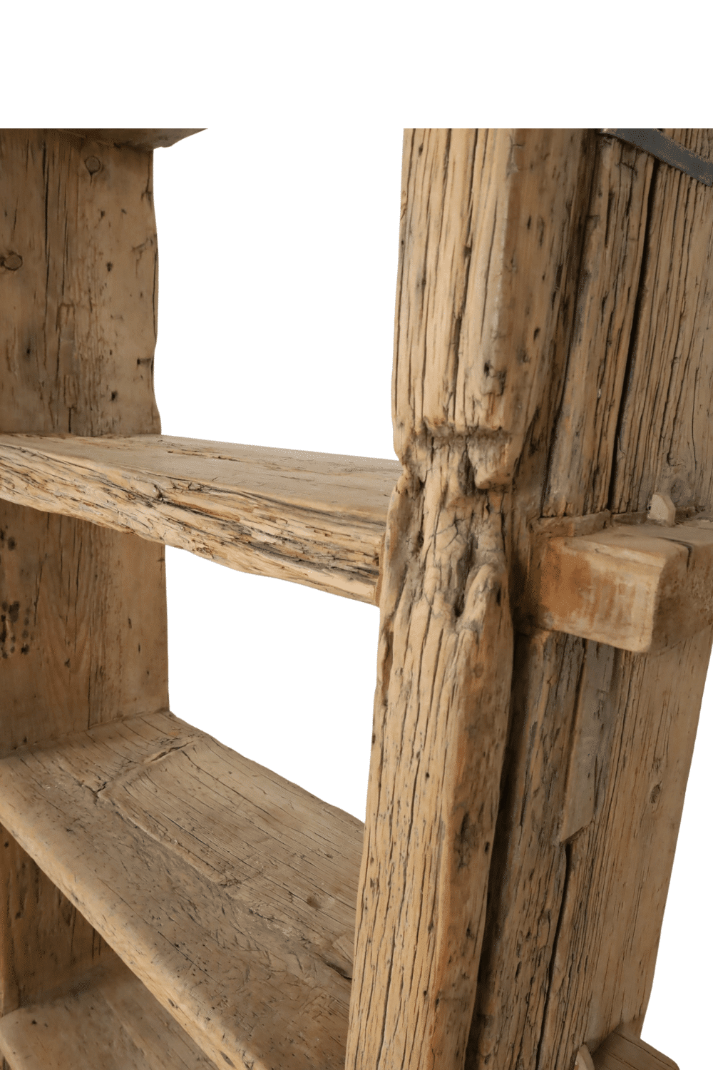 Oud houten Boekenkast rek hoog 106x35x221cm