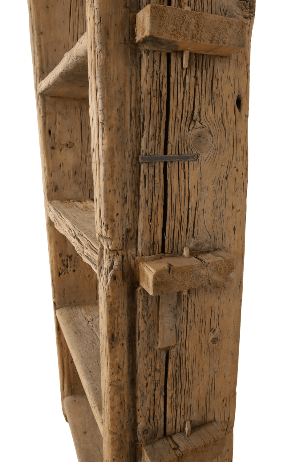 Oud houten Boekenkast rek hoog 106x35x221cm