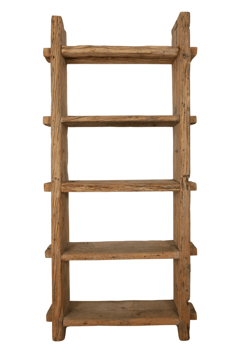 Oud houten Boekenkast rek hoog 106x35x221cm