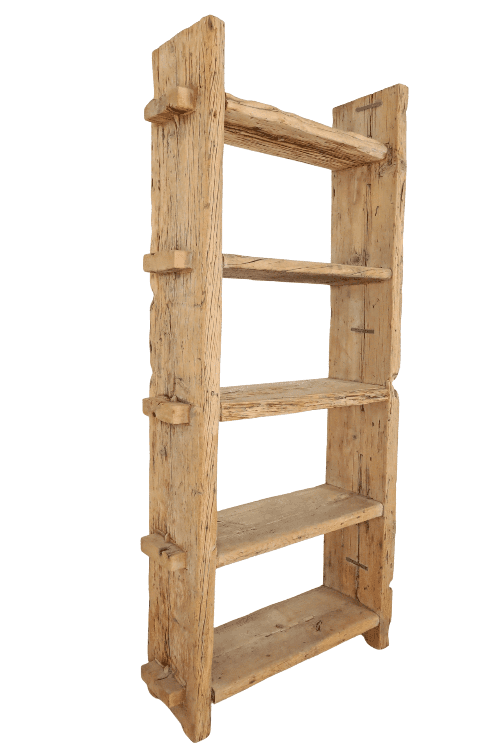 Oud houten Boekenkast rek hoog 106x35x221cm