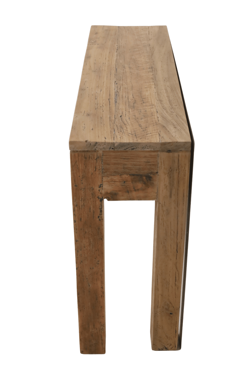 Sidetable met lades en zonde onderplank teak rural 100x30x76 cm