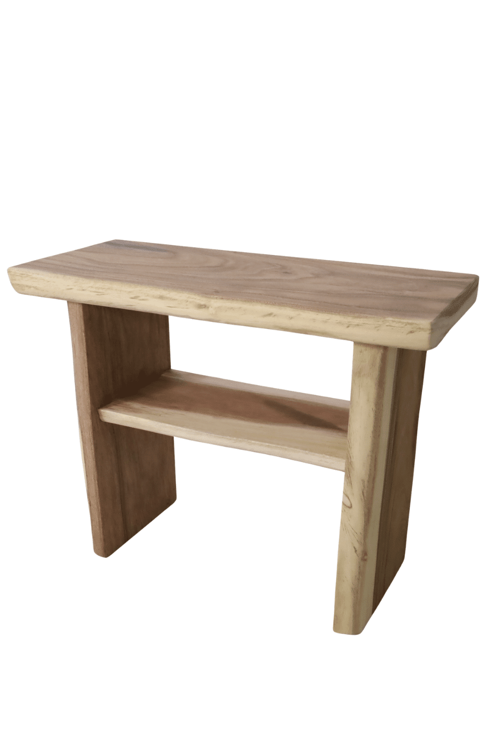 open houten suar boomstam badkamermeubel 100x46x80 cm