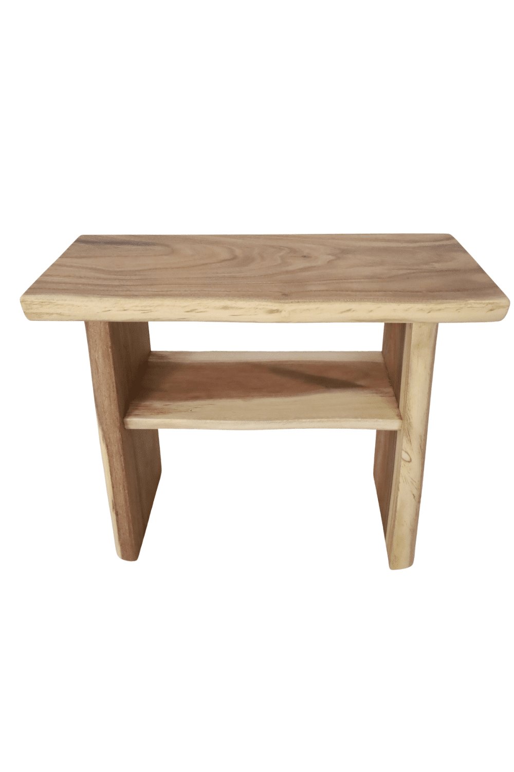 open houten suar boomstam badkamermeubel 100x46x80 cm