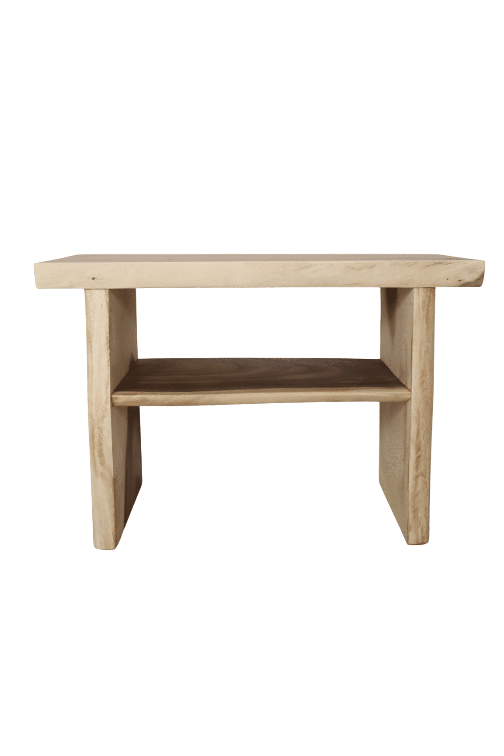 Suar houten badkamermeubel simpel met een legplank 120x46x80 cm