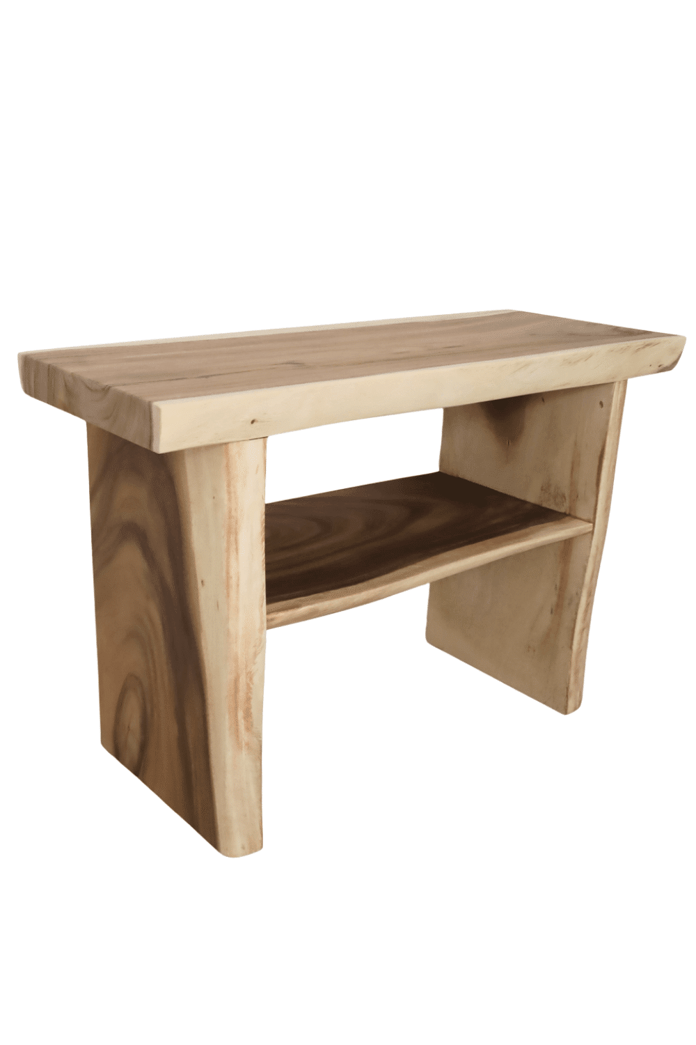 Suar houten badkamermeubel simpel met een legplank 120x46x80 cm