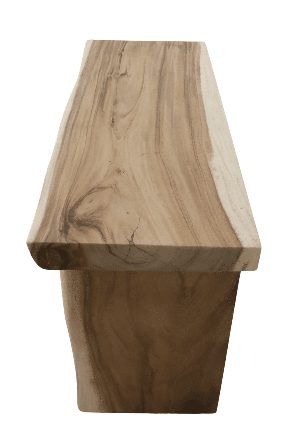 Suar houten badkamermeubel simpel met een legplank 120x46x80 cm