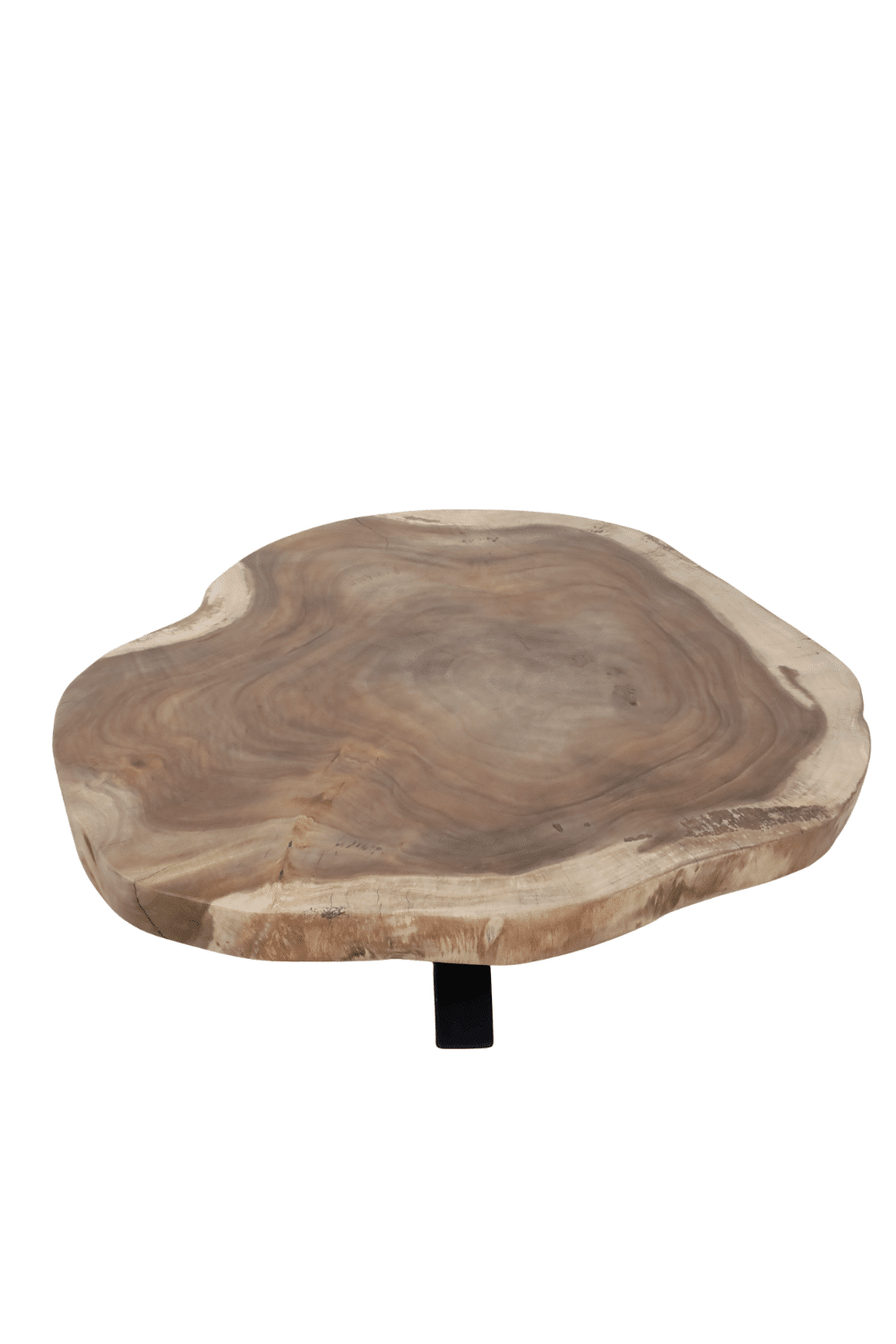 Boomstam salontafel suar hout groot en laag 125x110x38 cm