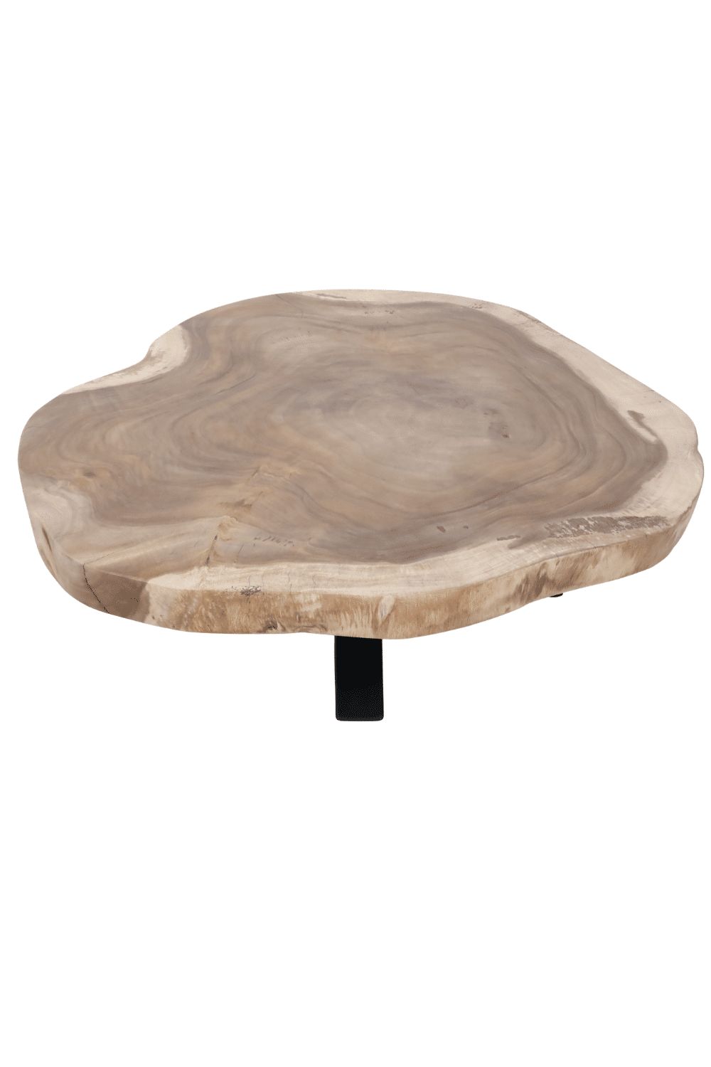 Boomstam salontafel suar hout groot en laag 125x110x38 cm