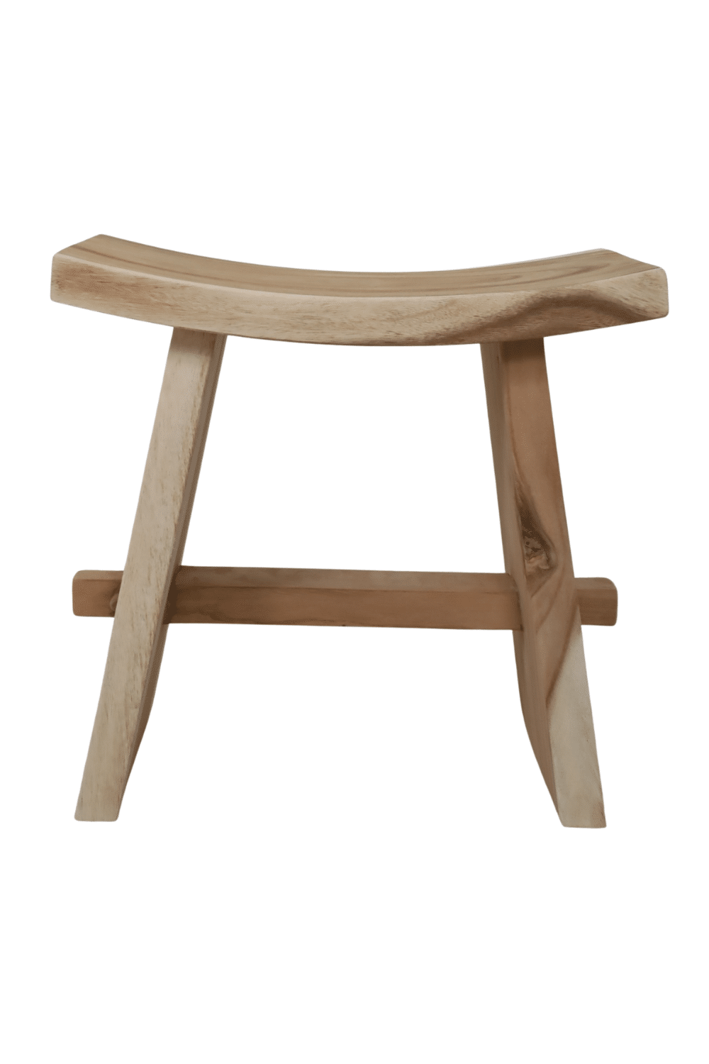 houten krukje rechthoekig rond