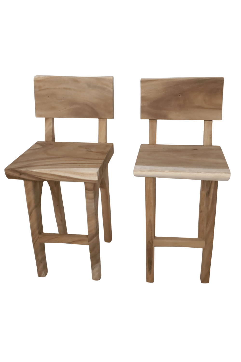 Suar houten bar set tafel krukken en barbank