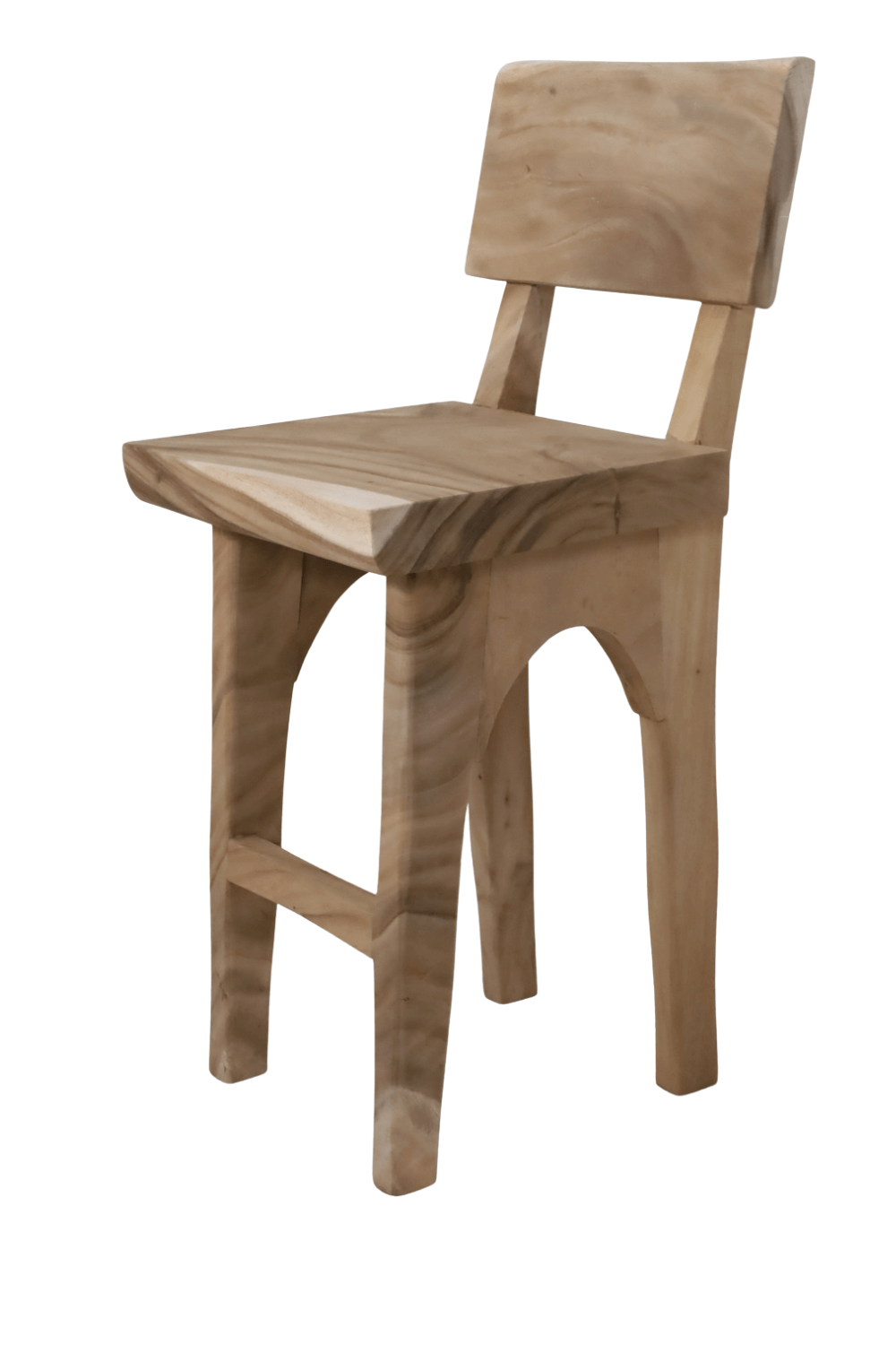 Suar houten bar set tafel krukken en barbank