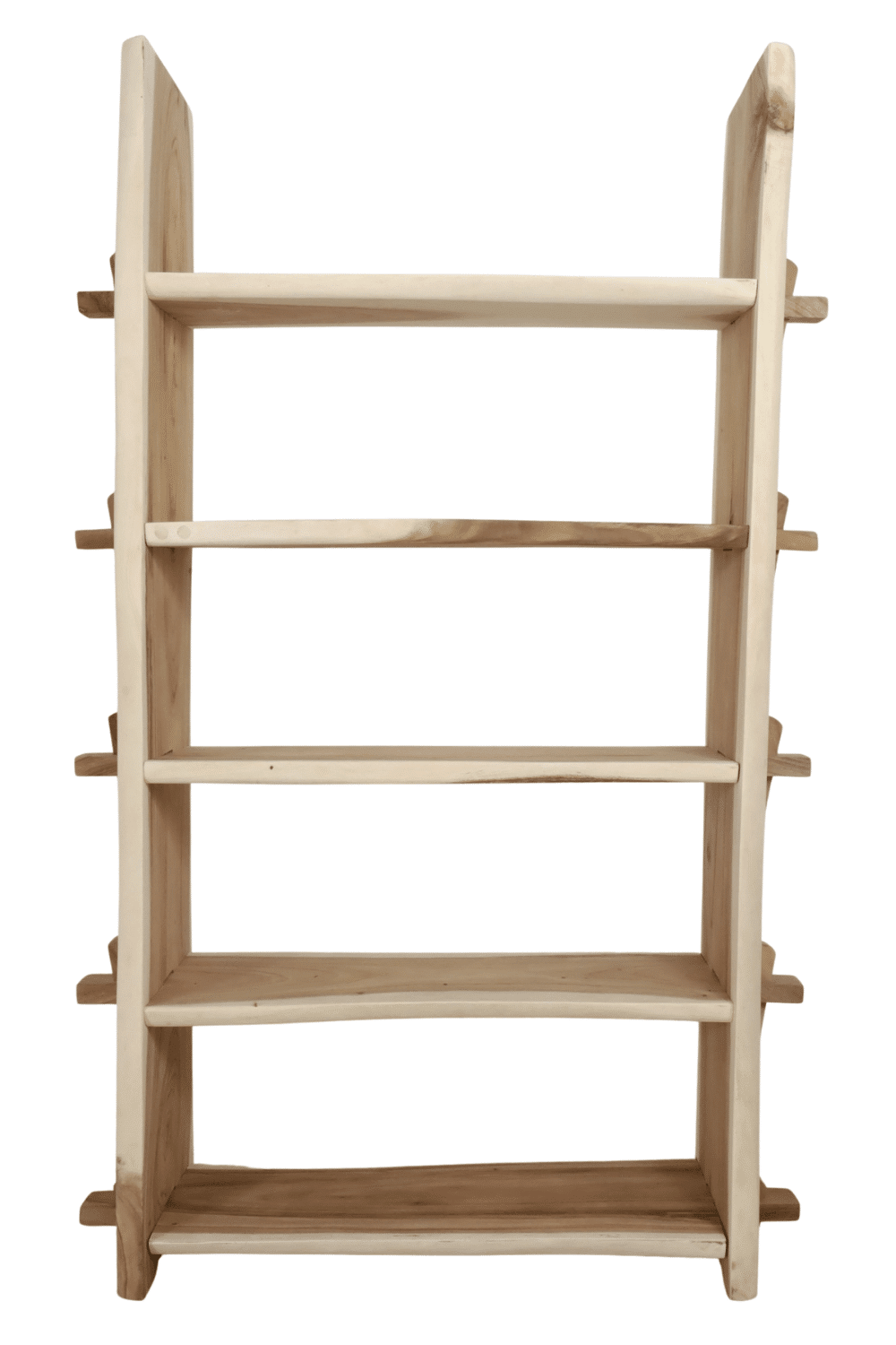 houten winkel boeken rek 125x40x200 cm