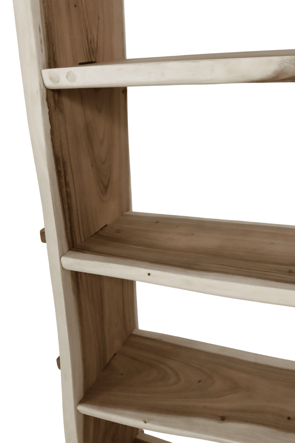 houten winkel boeken rek 125x40x200 cm