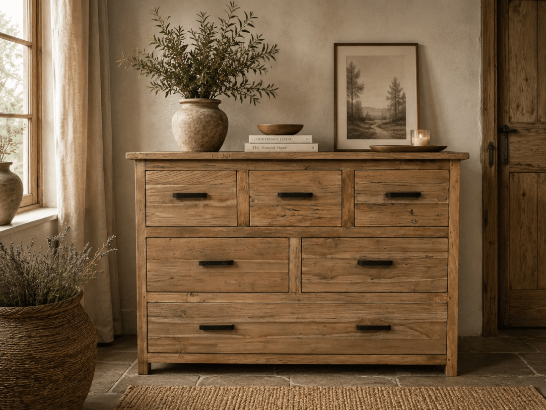 Teak houten commode Teak houten commode