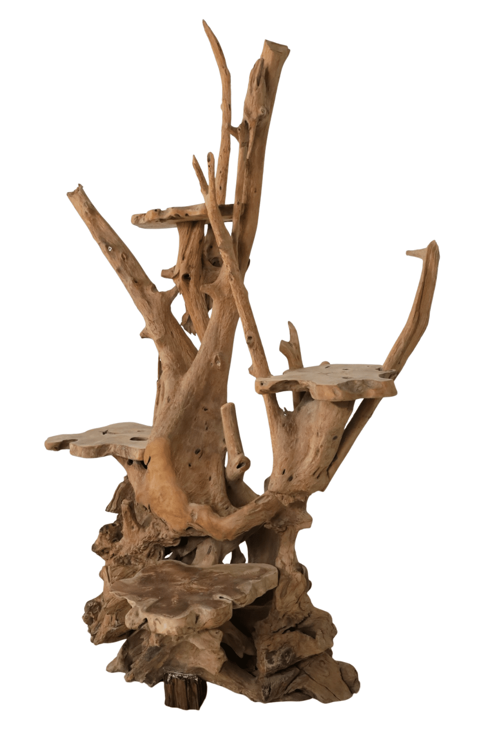 Wortelteak Kattenpaal 135x80x215 cm