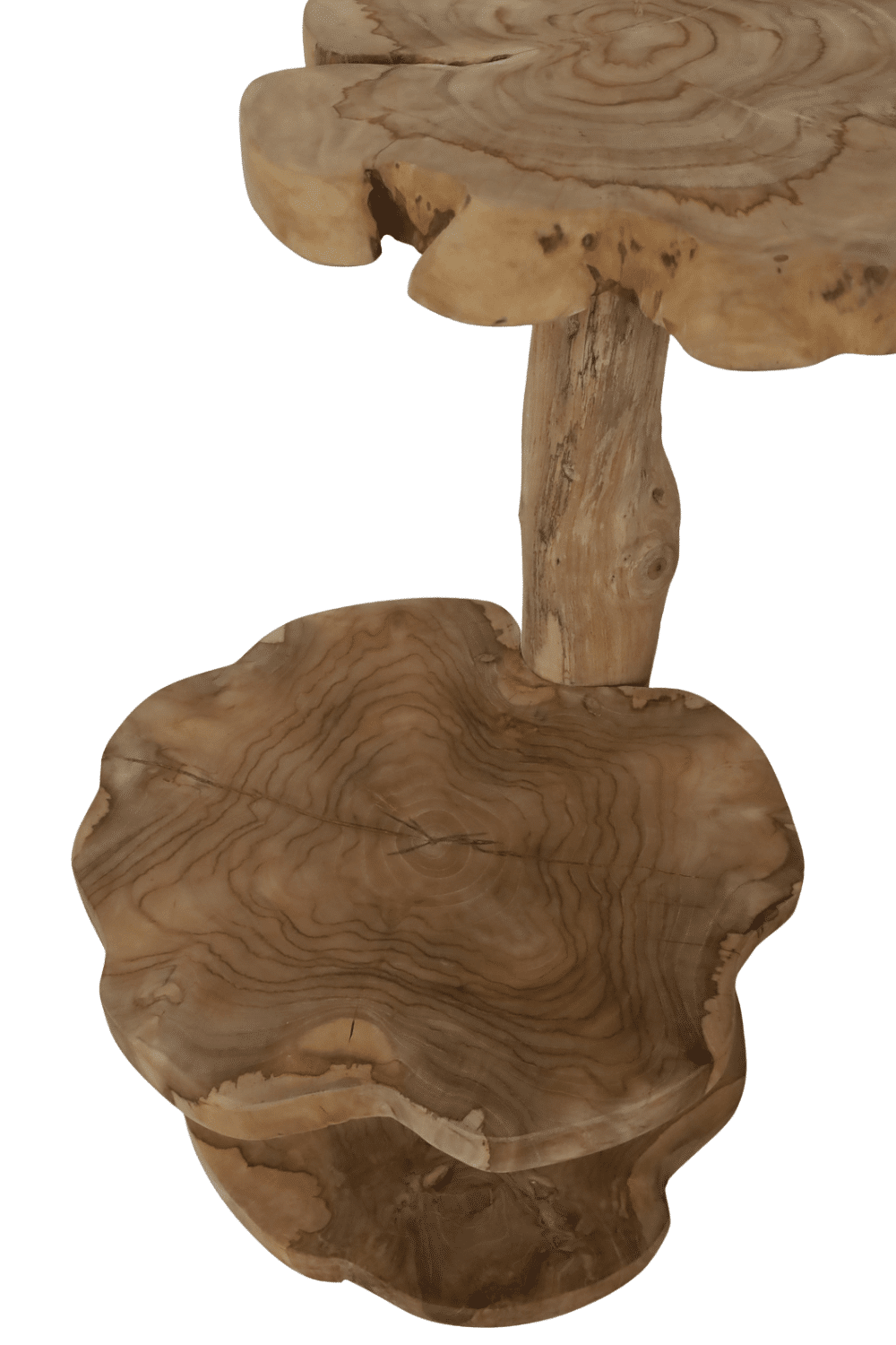 houten plantentafel of houten kleine Kattenpaal