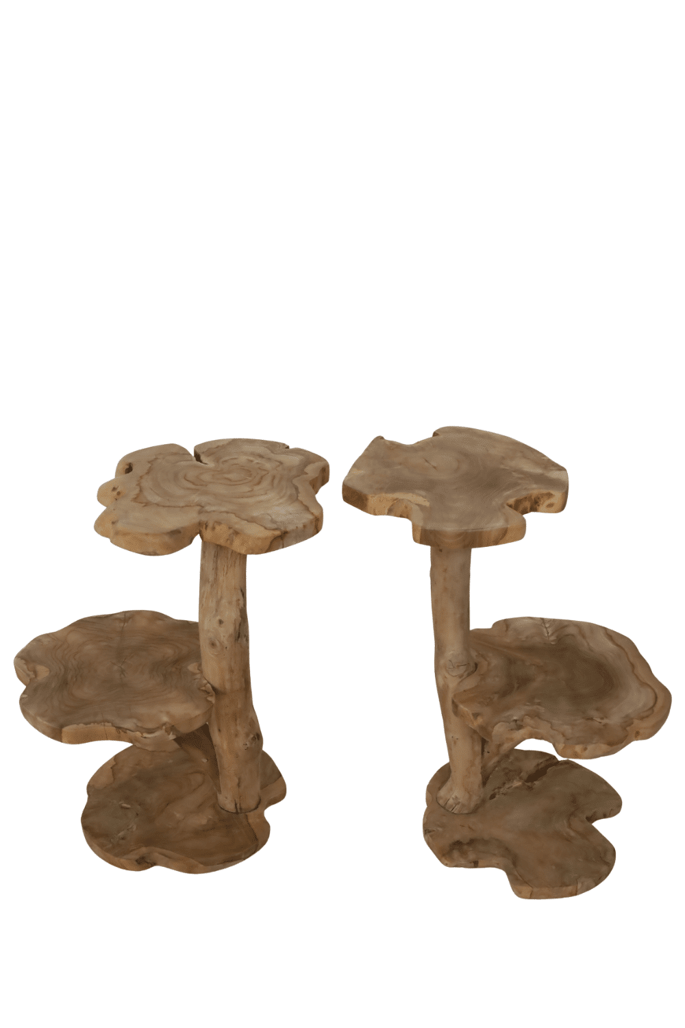 houten plantentafel of houten kleine Kattenpaal