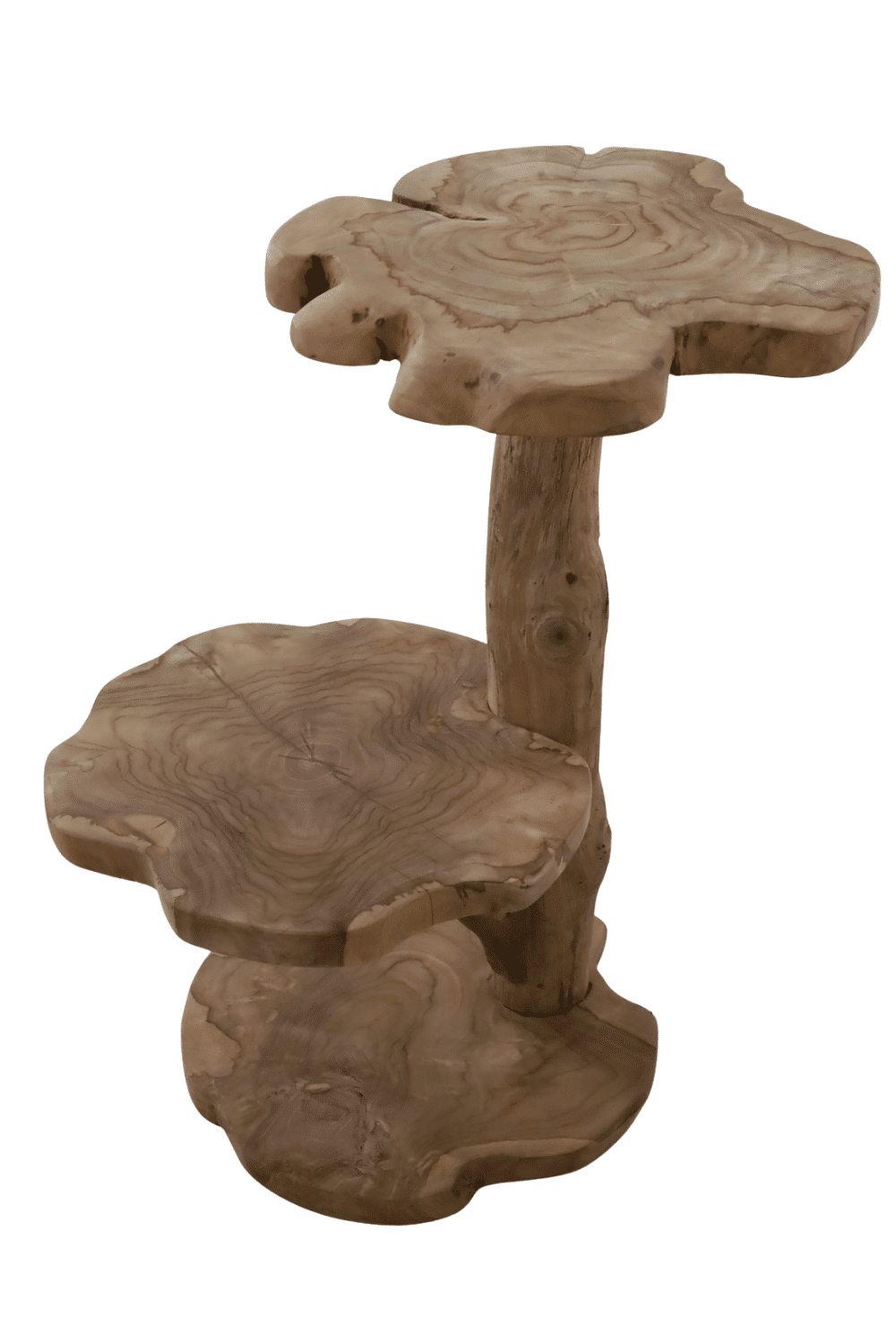 houten plantentafel of houten kleine Kattenpaal