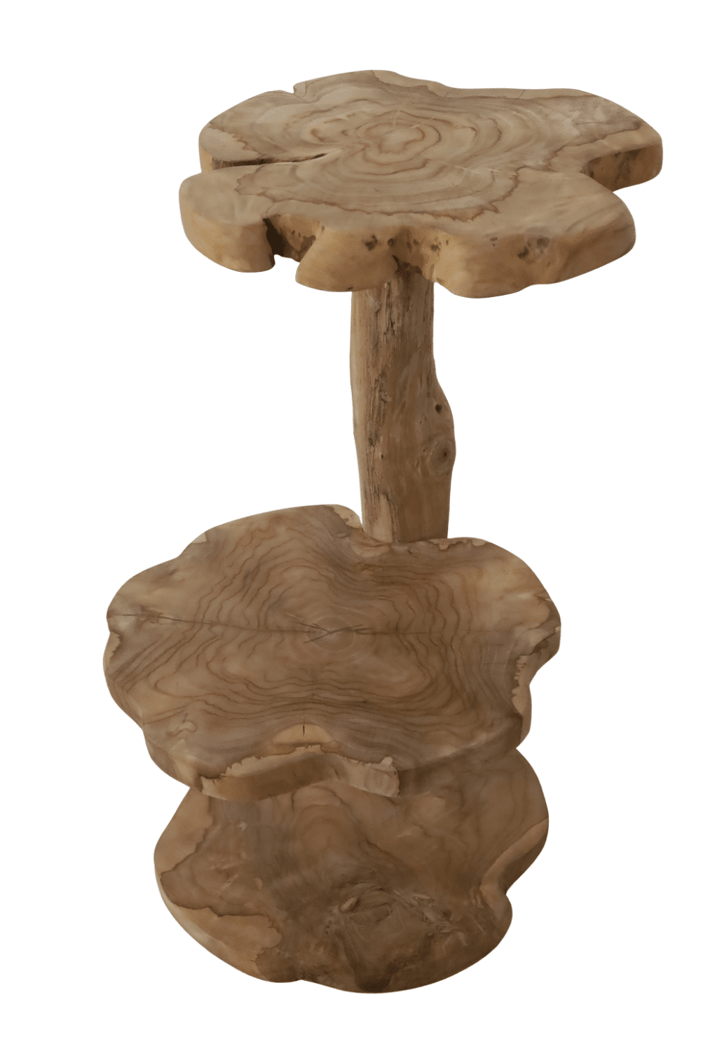 houten plantentafel of houten kleine Kattenpaal