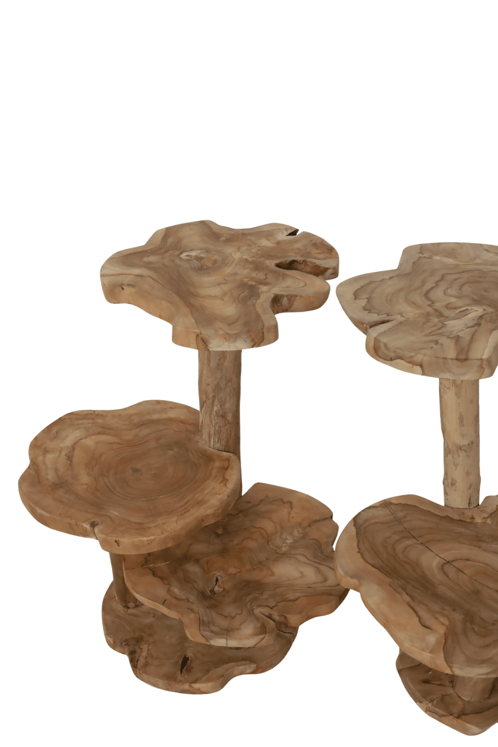 houten plantentafel of houten kleine Kattenpaal