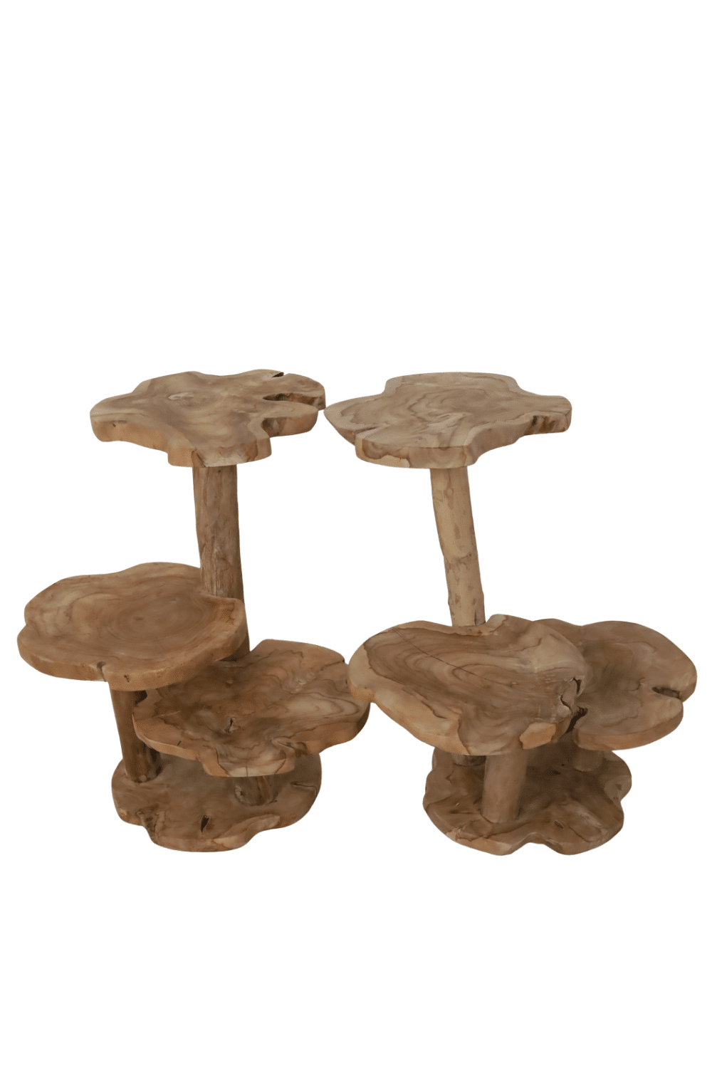 houten plantentafel of houten kleine Kattenpaal