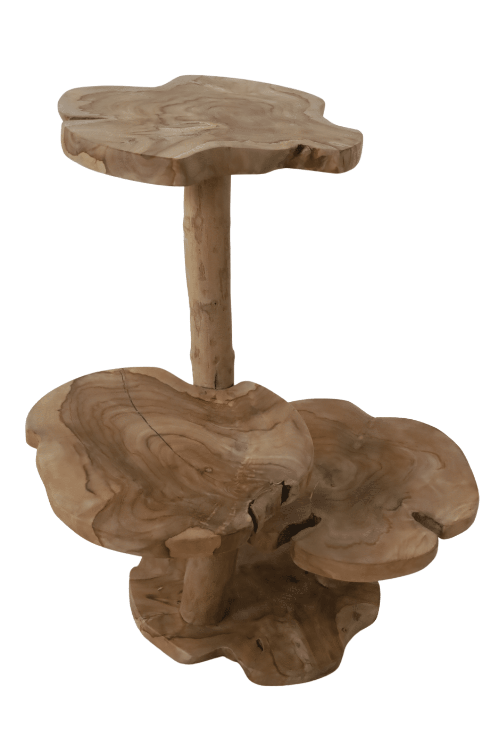 houten plantentafel of houten kleine Kattenpaal