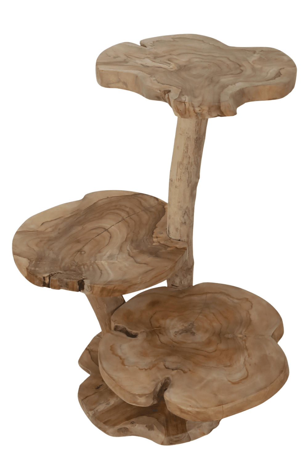 houten plantentafel of houten kleine Kattenpaal