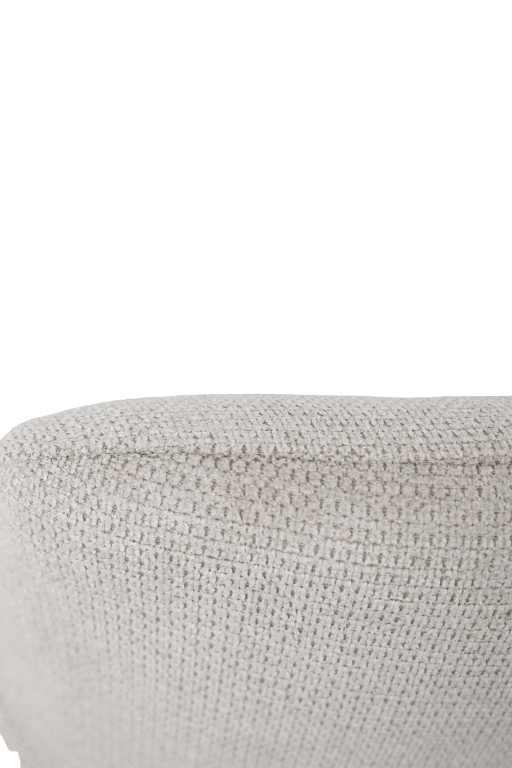 licht grijze eetkamerstoel met wieltjes met open rug