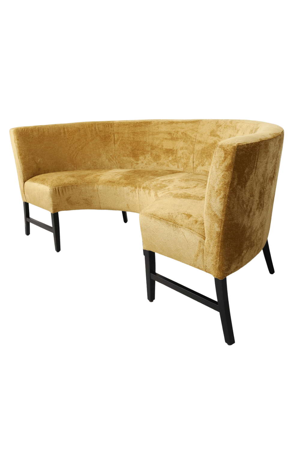 ronde eetkamerbank gezellig oker geel 240 cm ronde eetkamerbank gezellig oker geel 240 cm