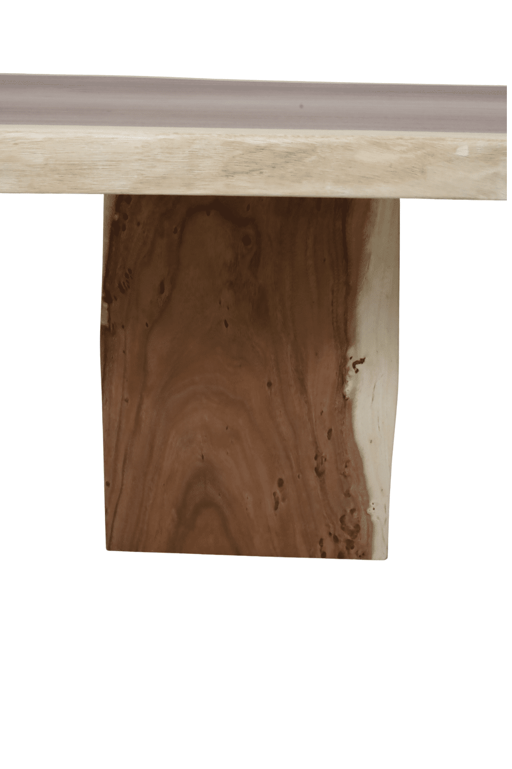 Suar houten waterval tafel boomstamtafel 300 cm