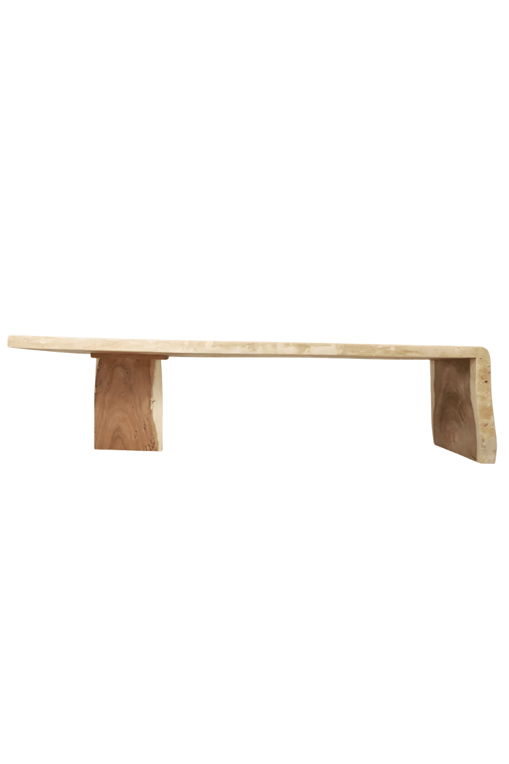 Suar houten waterval tafel boomstamtafel 300 cm