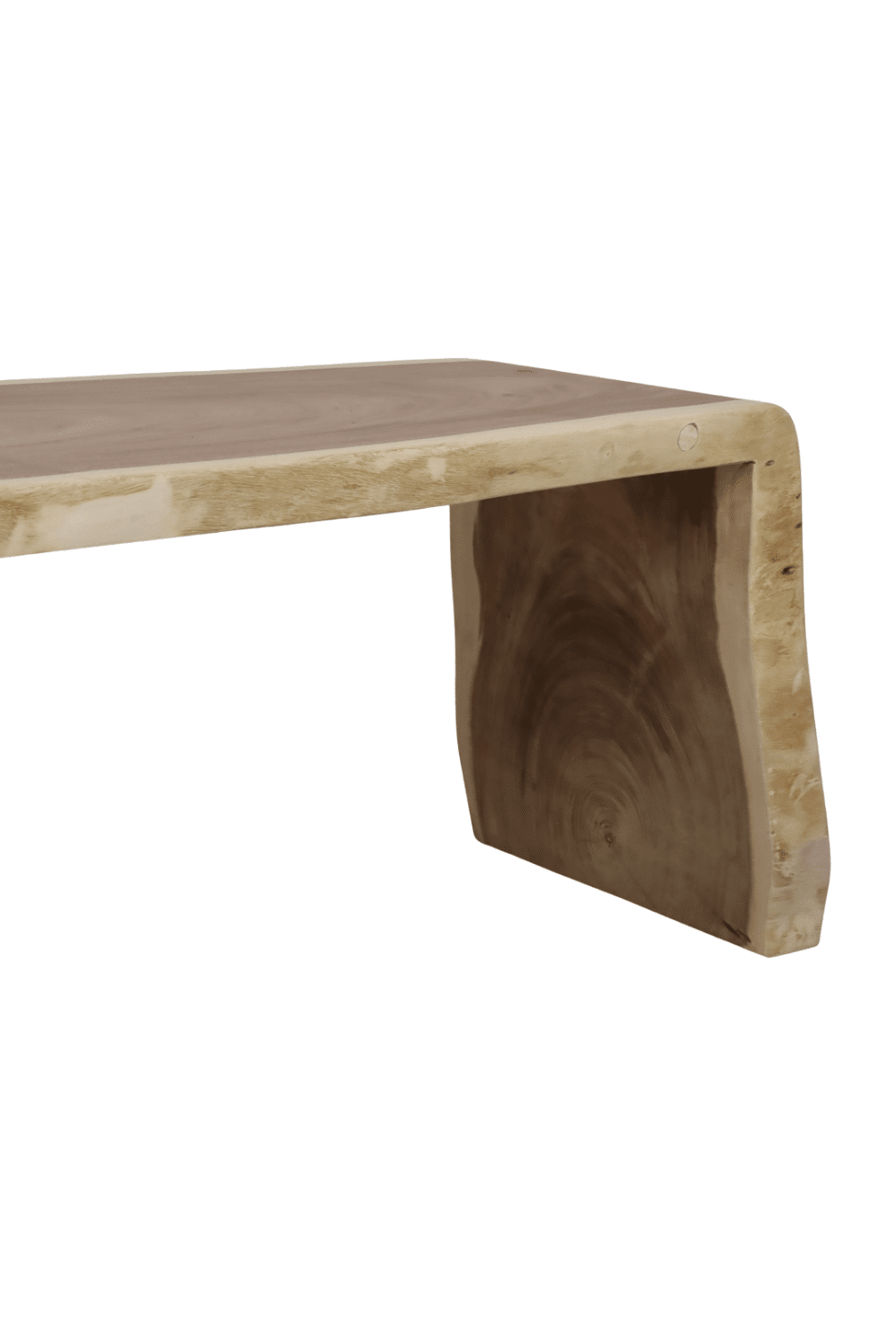 Suar houten waterval tafel boomstamtafel 300 cm