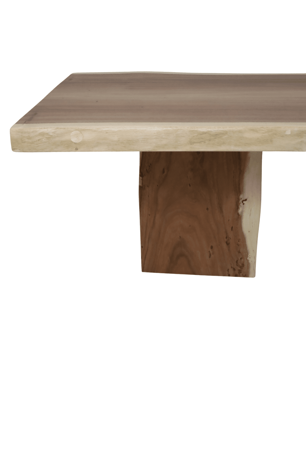 Suar houten waterval tafel boomstamtafel 300 cm