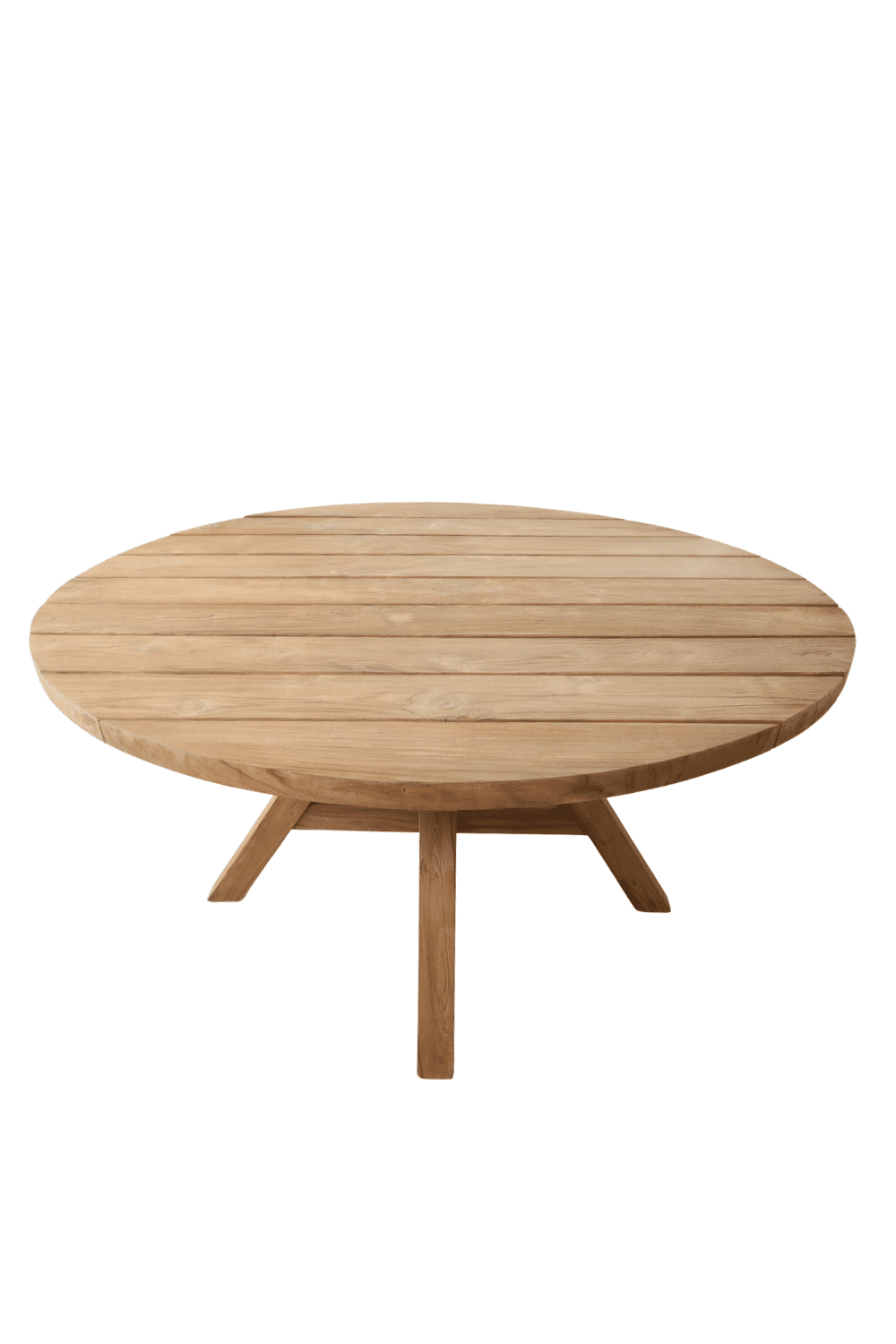 Teak houten ronde tuintafel 150 cm