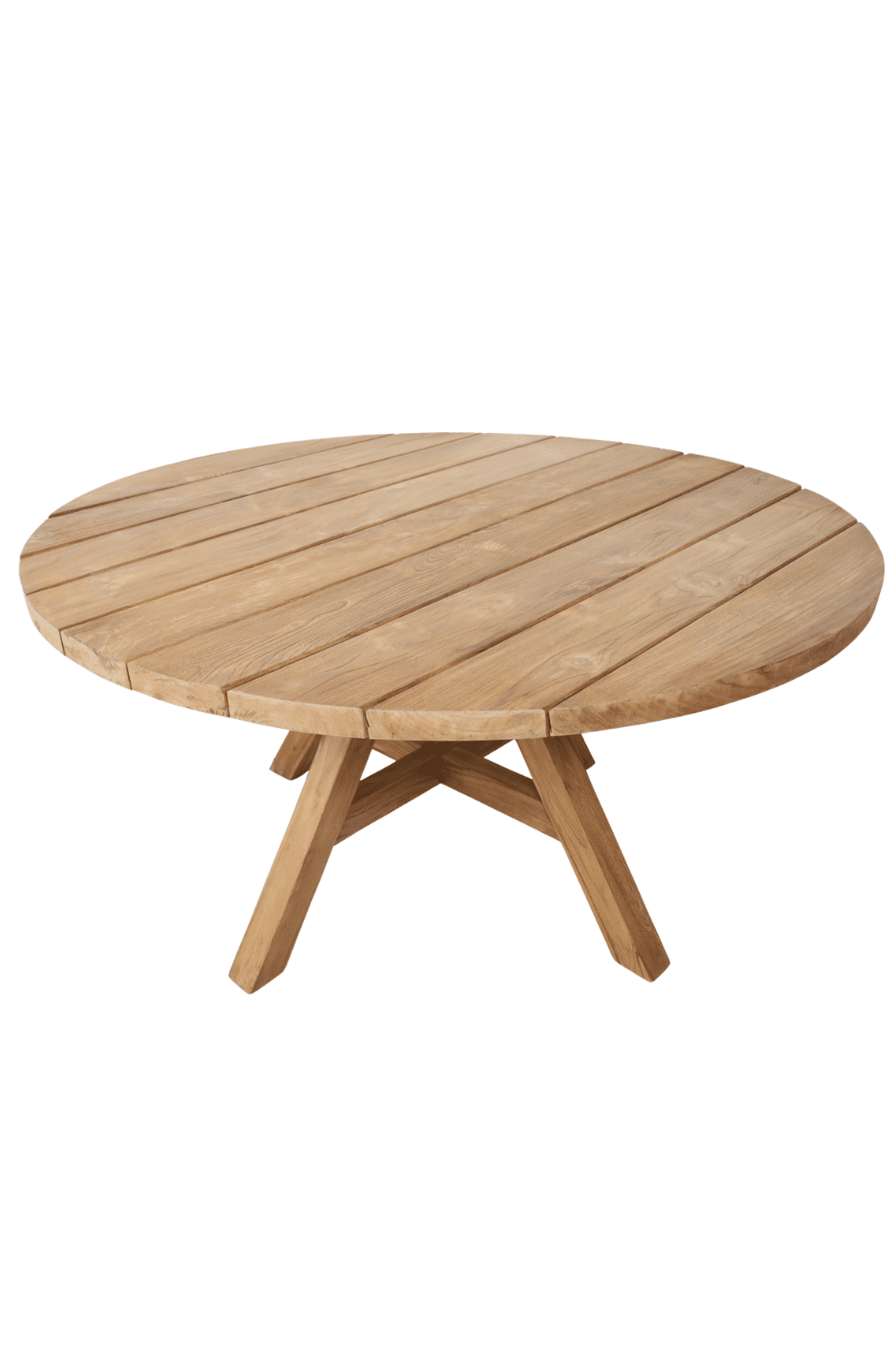Teak houten ronde tuintafel 150 cm