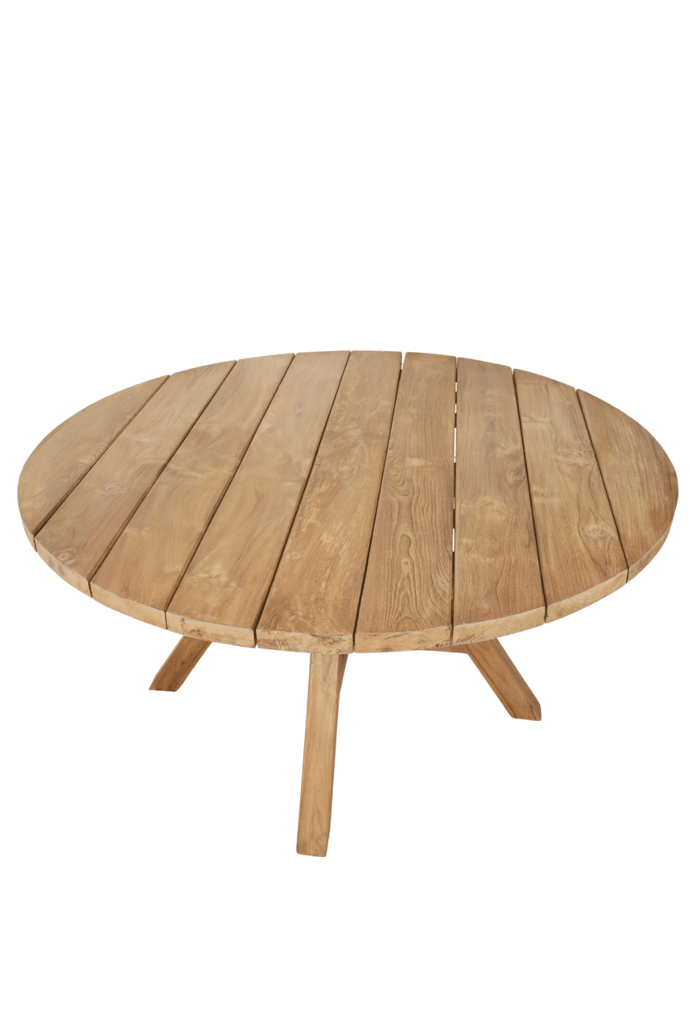 Teak houten ronde tuintafel 150 cm