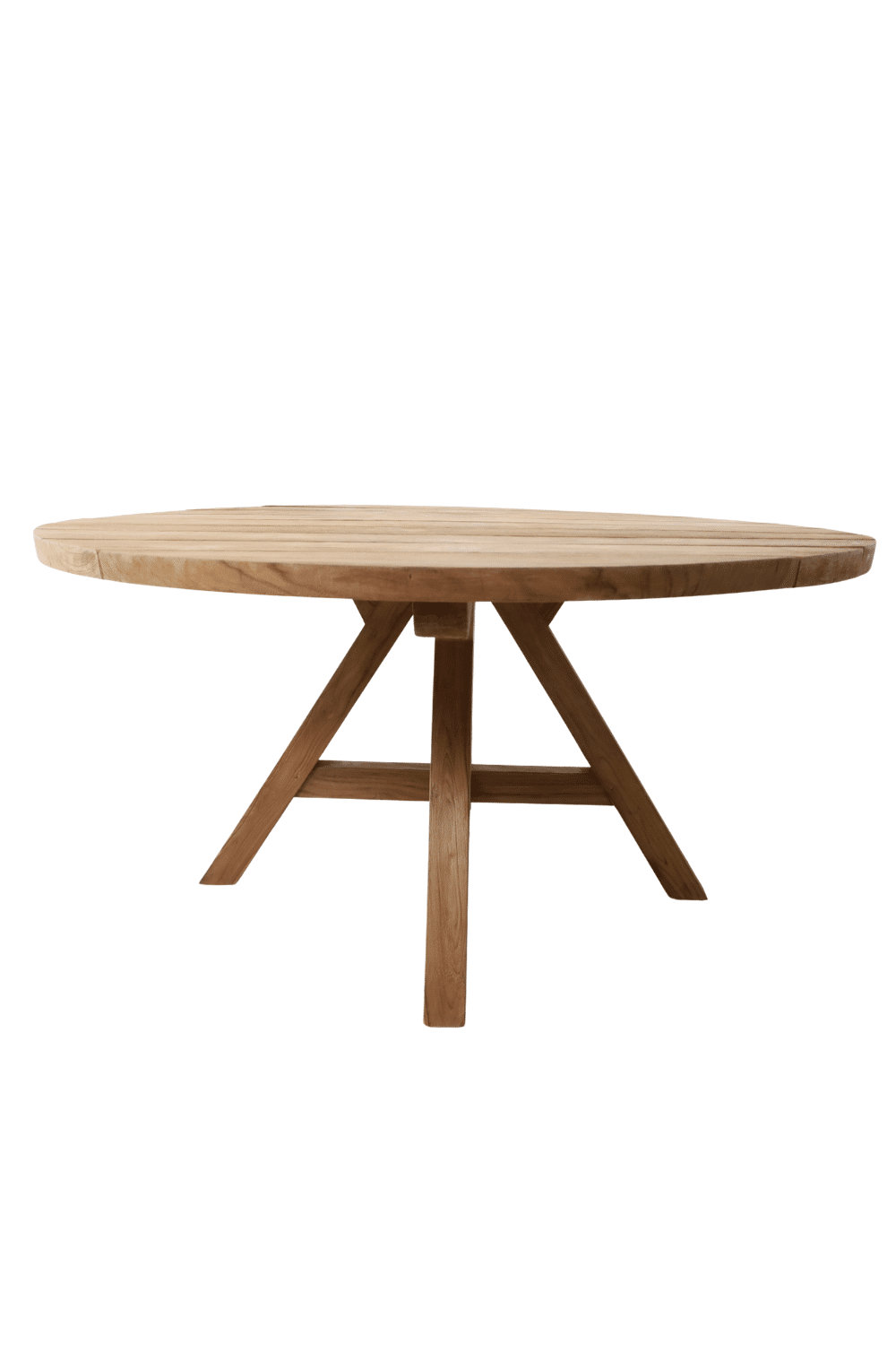 Teak houten ronde tuintafel 150 cm