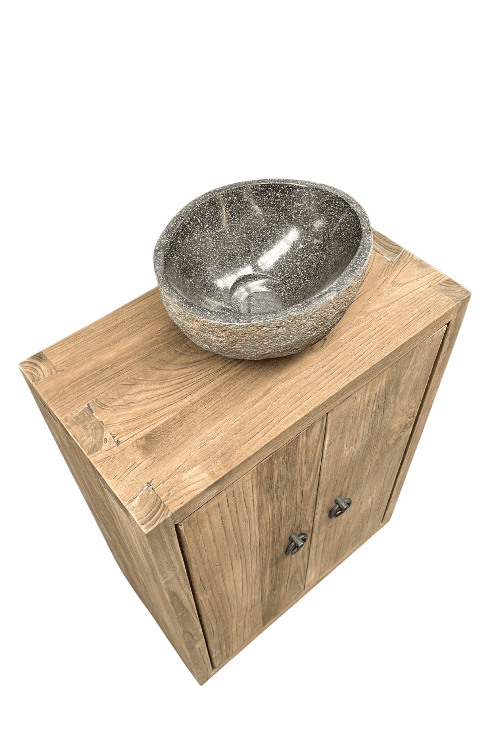 landelijk Teak houten toiletkastje hangend 45x25x60 cm landelijk Teak houten toiletkastje hangend 45x25x60 cm