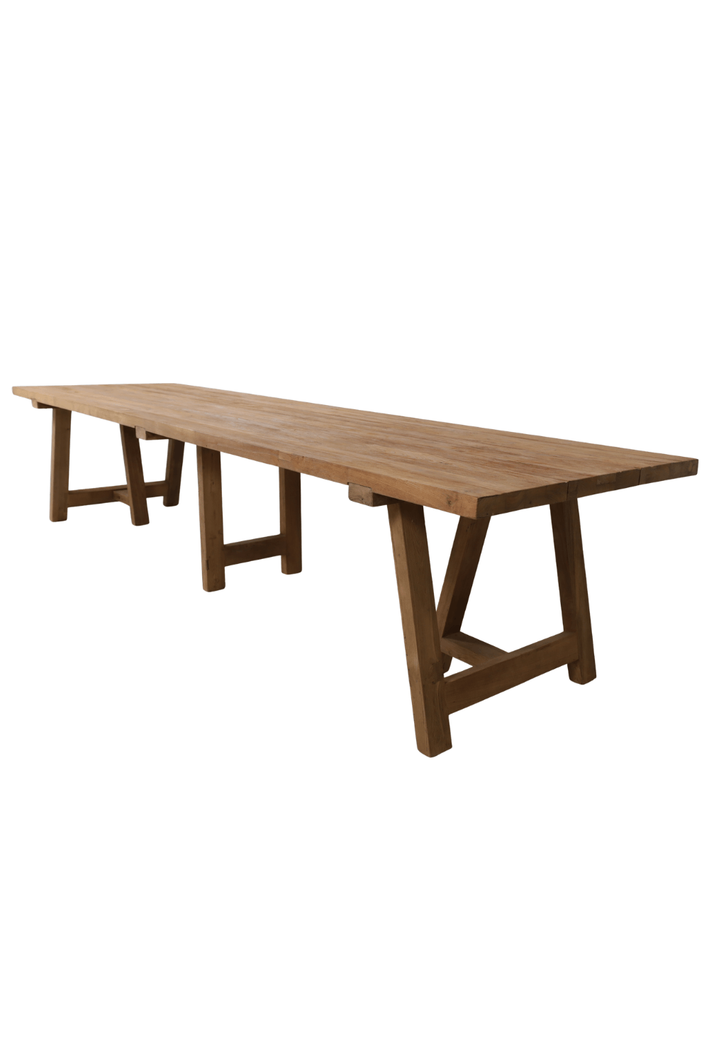 Teak houten tuin tafel 350x100x78 cm