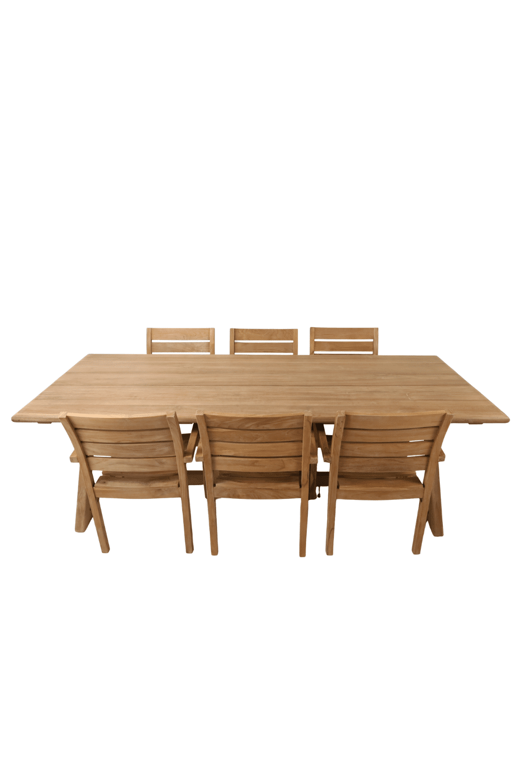 Teak houten tuintafel 250x100x78 cm