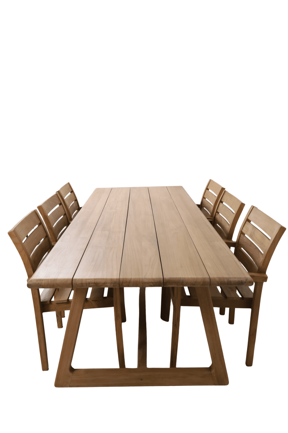 Teak houten tuintafel 250x100x78 cm