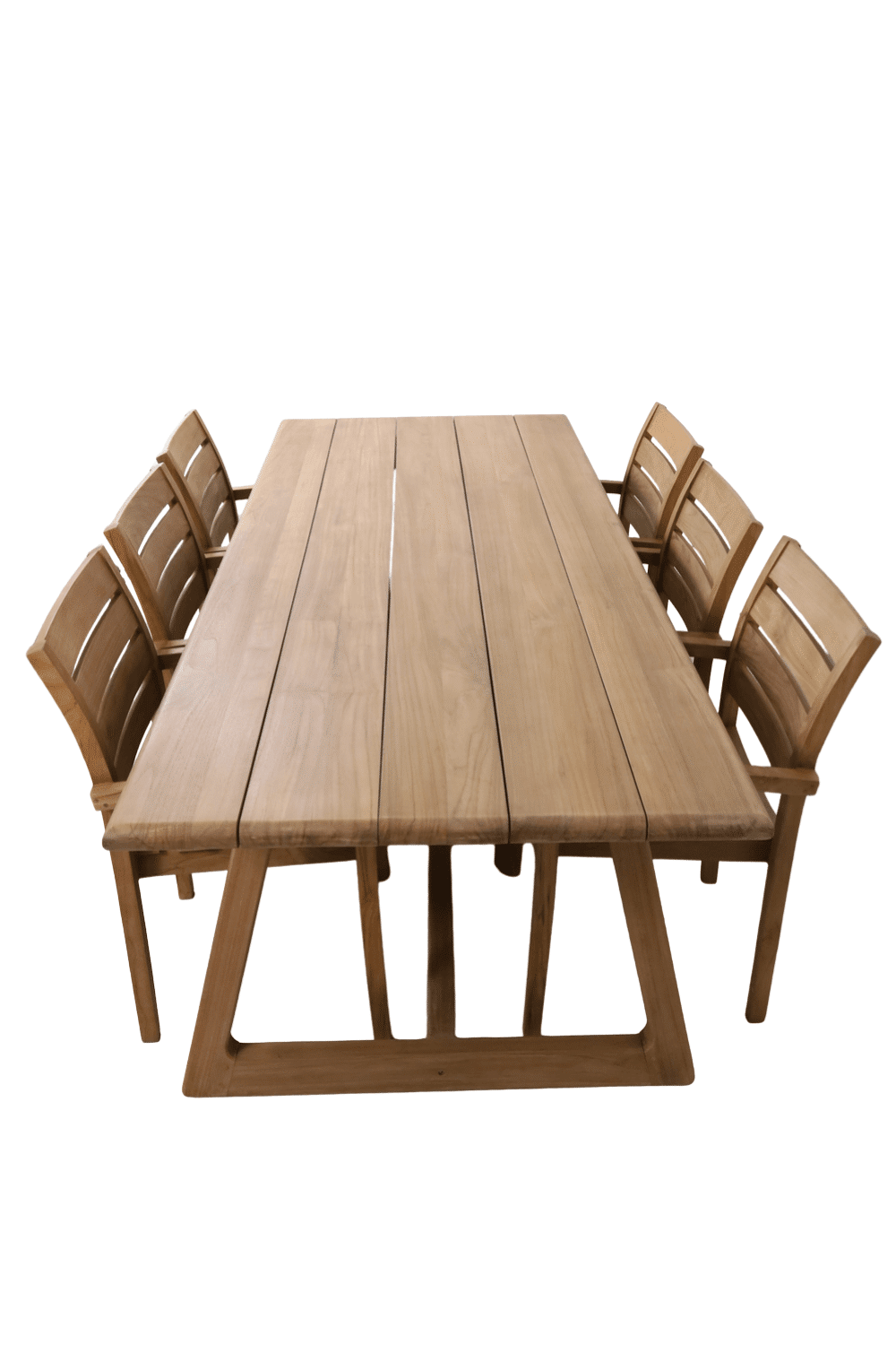 Teak houten tuintafel 250x100x78 cm