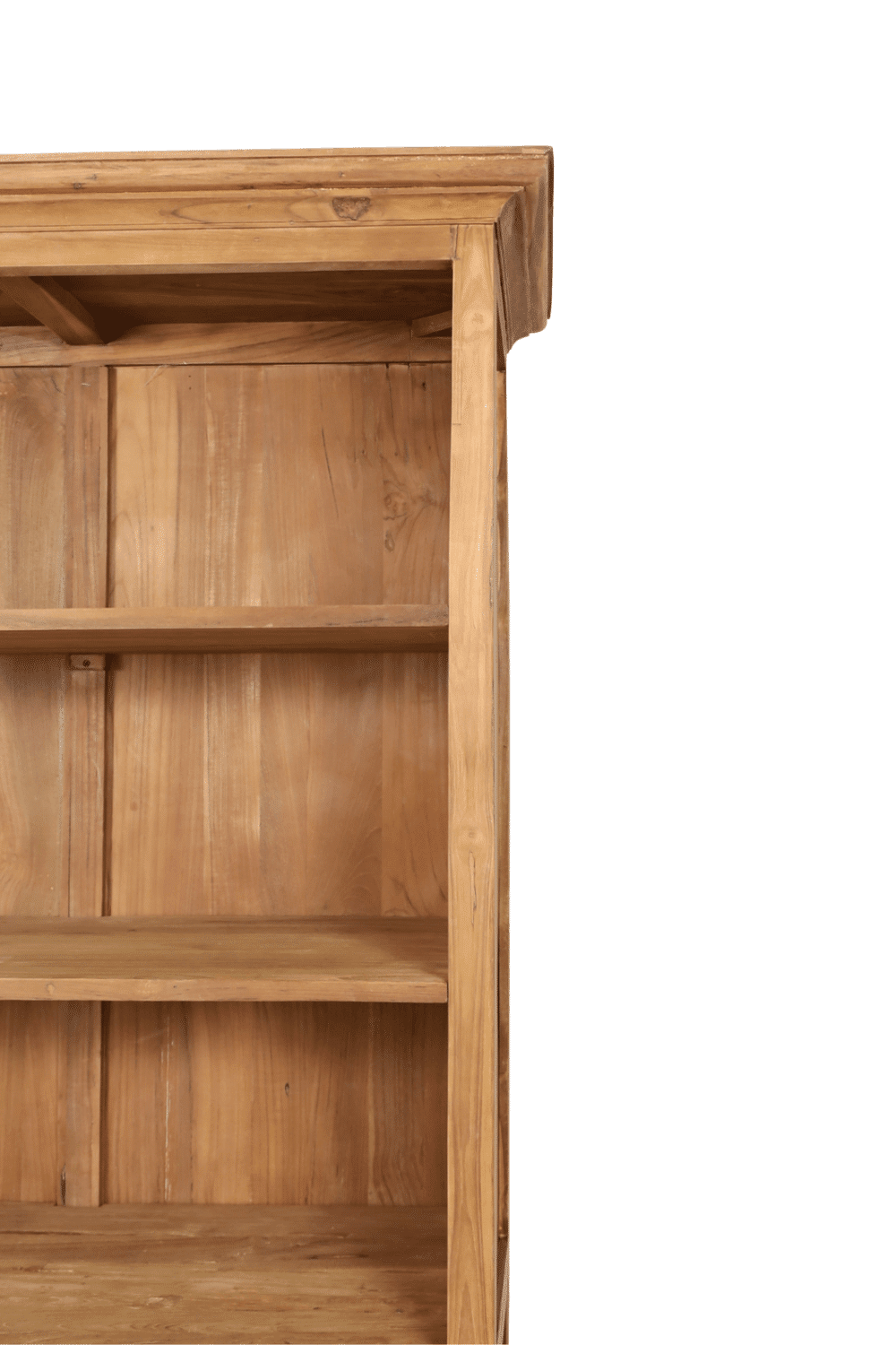 teak houten Boekenkast 110x45x201 cm Bc 4 sem