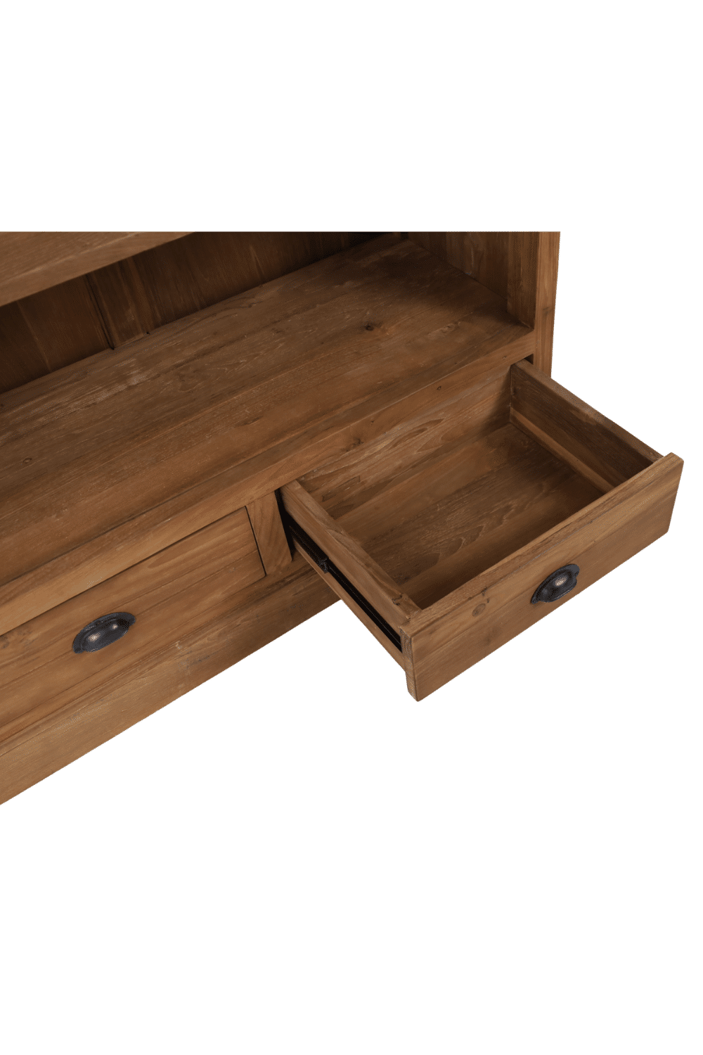 teak houten Boekenkast 110x45x201 cm Bc 4 sem