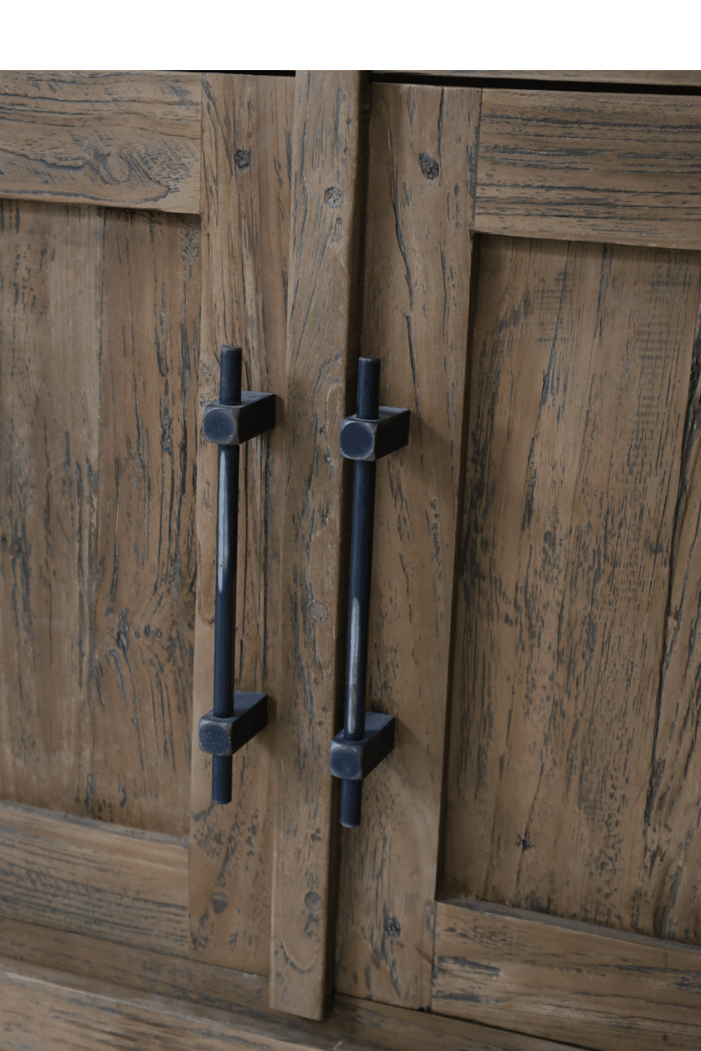 teak houten Winkel kast boekenkast 242x42x215 cm