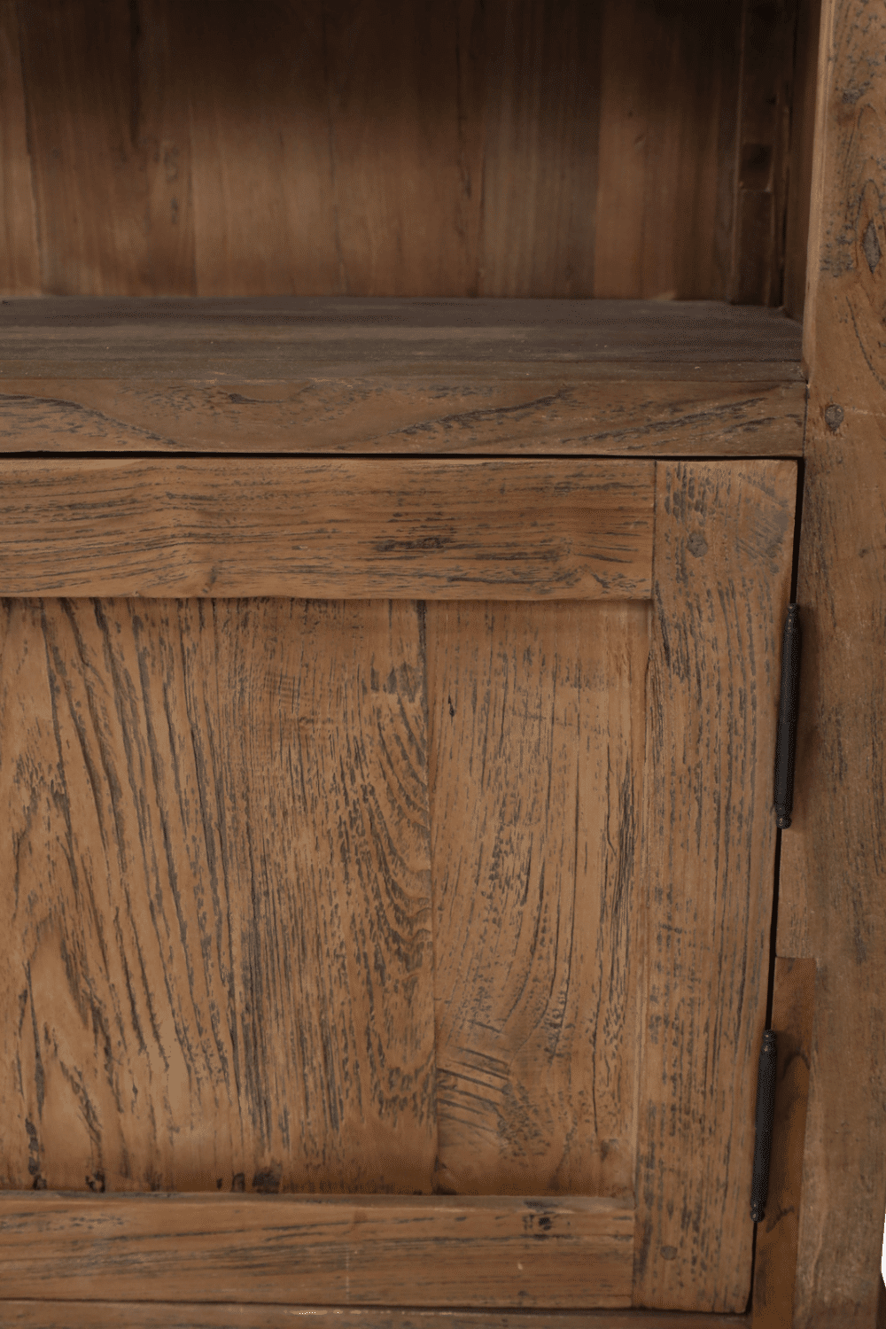 teak houten Winkel kast boekenkast 242x42x215 cm